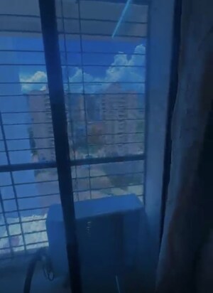 Bathroom in 2 BHK Apartment at Sai Manomay, Kharghar – for Rent