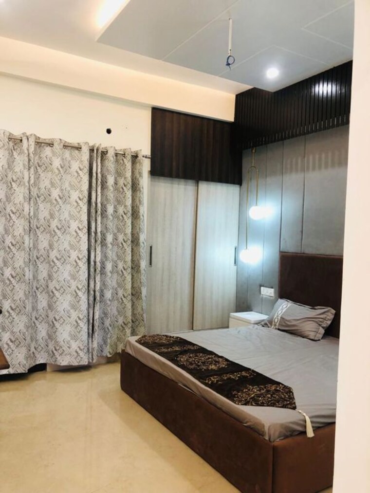Bedroom, aura-homes 3 Bedroom 1540 Sq.Ft. Apartment In Patiala Road Zirakpur 10470580