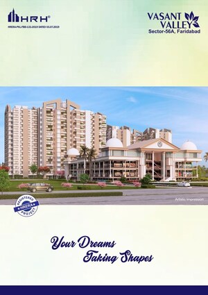2 BHK Apartment For Sale in HRH City Vasant Valley, Sector 56a