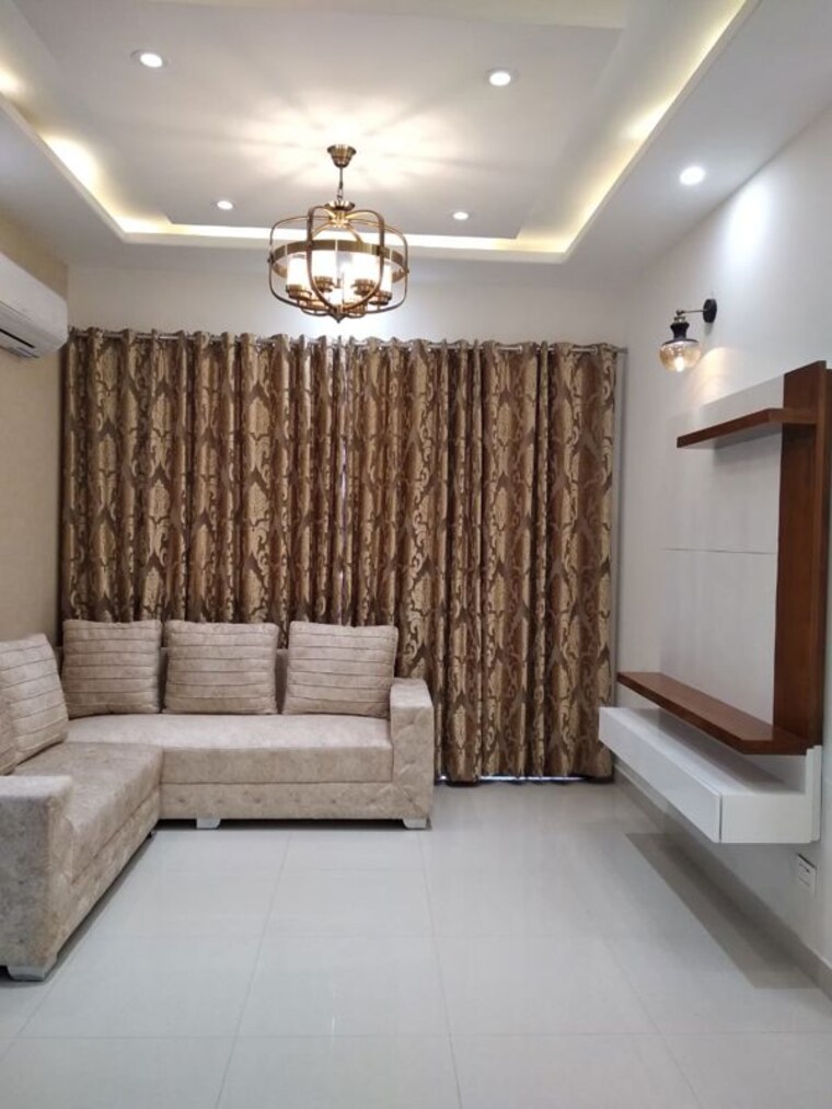 Living Room, lavasa-green 3 Bedroom 1380 Sq.Ft. Builder Floor In Lohgarh Zirakpur 10470611