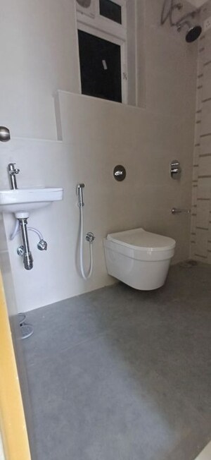 Bathroom in 1 BHK Apartment at Ashar Arize, Kalwa – for Rent