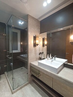 Bathroom in 4 BHK Builder Floor at Greater Kailash I – for Rent