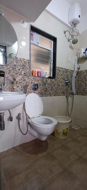 Bathroom in 2 BHK Apartment at Vedant Shree Gopinath Sublime, Kalwa – for Rent