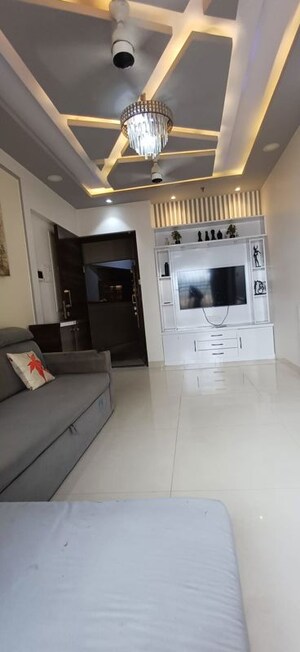 Living Room in 2 BHK Apartment at Vedant Shree Gopinath Sublime, Kalwa – for Rent