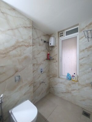 Bathroom in 3 BHK Apartment at Neelam Senroofs, Nahur East – for Rent