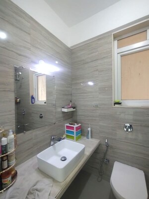 Attached Bathroom in 3 BHK Apartment at Neelam Senroofs, Nahur East – for Rent
