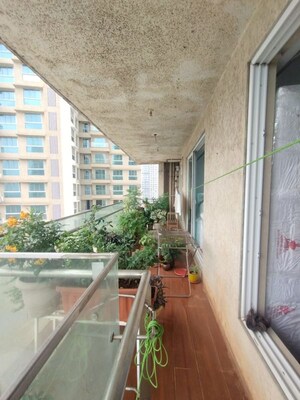 Balcony in 3 BHK Apartment at Neelam Senroofs, Nahur East – for Rent