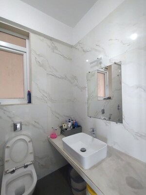 Bathroom in 3 BHK Apartment at Neelam Senroofs, Nahur East – for Rent