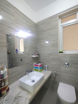 Bathroom in 3 BHK Apartment at Neelam Senroofs, Nahur East – for Rent