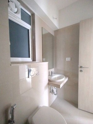 Attached Bathroom in 2 BHK Apartment at L & T Rejuve 360 Tower A, Mulund West – for Rent