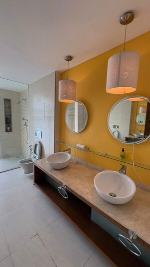 Bathroom in 3 BHK Apartment at Chicalim – for Rent