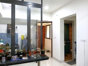 Living Room in 1 BHK Apartment at Lodha Crown Quality Homes, Majiwada – for Rent