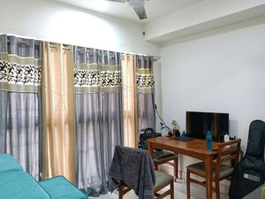 Living Room in 1 BHK Apartment at Lodha Crown Quality Homes, Majiwada – for Rent