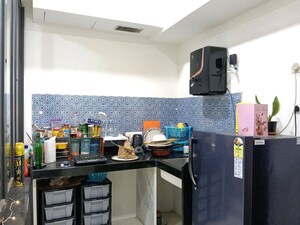 Kitchen in 1 BHK Apartment at Lodha Crown Quality Homes, Majiwada – for Rent