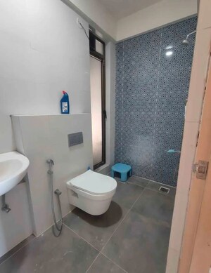 Bathroom in 2 BHK Apartment at Rajesh Raj Infinia, Malad West – for Rent