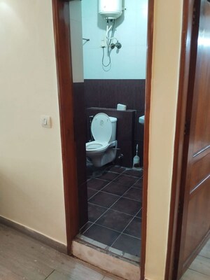 Bathroom in 3 BHK Builder Floor at Chittaranjan Park – for Rent
