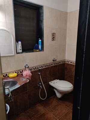Bathroom in 1 BHK Apartment at Manavsthal Heights, Andheri East – for Rent