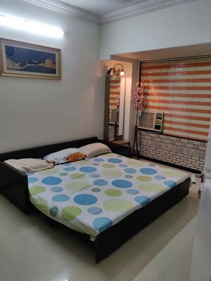 Master Bedroom in 1 BHK Apartment at Manavsthal Heights, Andheri East – for Rent