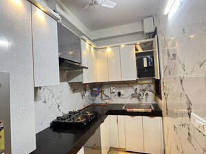 Kitchen in 3 BHK Builder Floor at Shivalik Colony – for Rent
