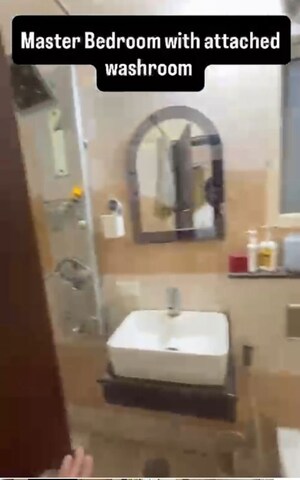 Bathroom in 2 BHK Apartment at KW Srishti, Raj Nagar Extension – for Rent
