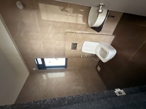 Bathroom in 3 BHK Apartment at Damji Shamji Mahavir Spring Tulip Phase 1, Pokhran Road No Two – for Rent
