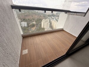 Balcony in 3 BHK Apartment at Damji Shamji Mahavir Spring Tulip Phase 1, Pokhran Road No Two – for Rent