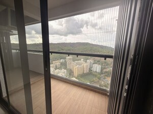 Balcony in 3 BHK Apartment at Damji Shamji Mahavir Spring Tulip Phase 1, Pokhran Road No Two – for Rent