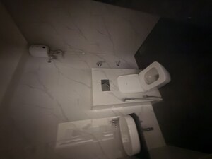 Bathroom in 3 BHK Apartment at Damji Shamji Mahavir Spring Tulip Phase 1, Pokhran Road No Two – for Rent