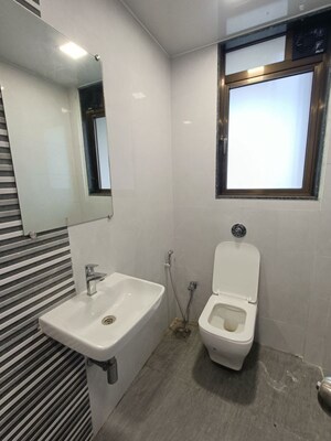 Bathroom in 2 BHK Apartment at Neminath Nemi Bhavan, Goregaon West – for Rent