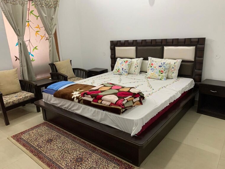 Bedroom, aerocity 3 Bedroom 500 Sq.Ft. Builder Floor In Aerocity Mohali 10471361