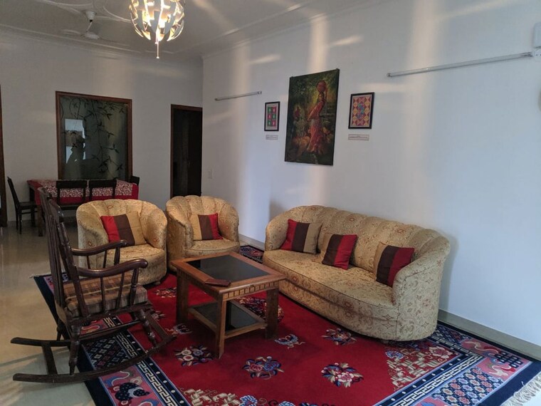 Living Room, aerocity 3 Bedroom 500 Sq.Ft. Builder Floor In Aerocity Mohali 10471361