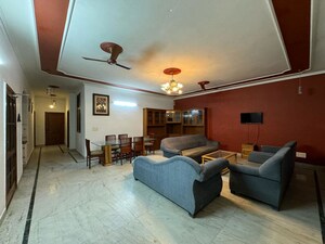 Living Room in 3 BHK Builder Floor at Sector 12 – for Rent