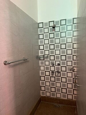 Bathroom in 3 BHK Builder Floor at Sarvapriya Vihar – for Rent