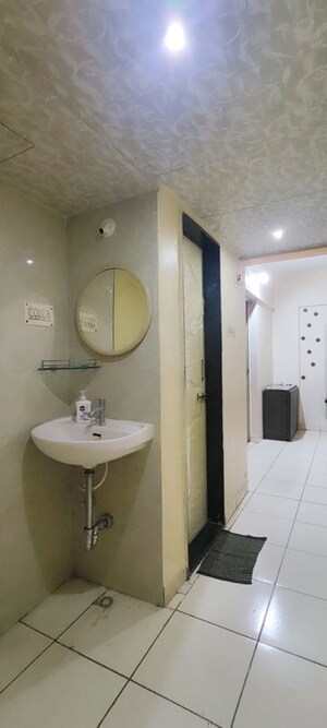 Bathroom in 1 BHK Apartment at DSK Sundarban, Hadapsar – for Rent