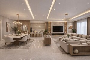 Living Room in 4 BHK Independent House at Jawahar Nagar – for Sale
