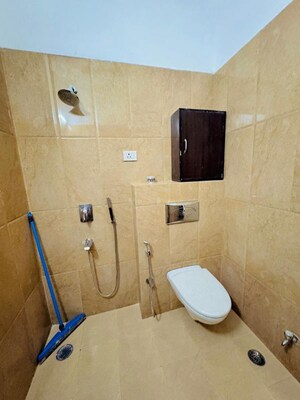 Bathroom in 3 BHK Builder Floor at Ansal Plaza Sector-23, Sector 23 – for Rent