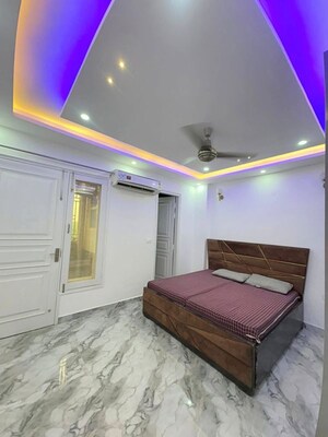 Bedroom in 3 BHK Builder Floor at Freedom Fighters Enclave – for Rent