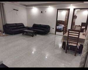 Living Room in 3 BHK Builder Floor at Palm Residency Chhatarpur, Chattarpur – for Rent
