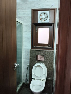 Bathroom in 3 BHK Builder Floor at Pamposh Enclave – for Rent