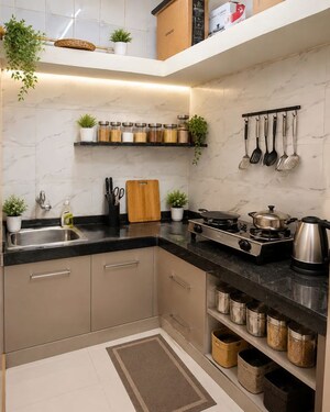 Kitchen in 2 BHK Apartment at Sheikh Sarai Phase 2 – for Sale