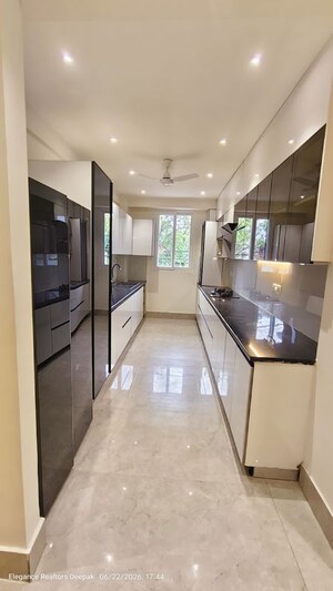 Building Lobby in 3 BHK Builder Floor at Vasant Kunj – for Rent