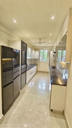 Building Lobby in 3 BHK Builder Floor at Vasant Kunj – for Rent