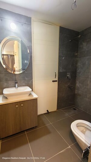 Bathroom in 3 BHK Builder Floor at Vasant Kunj – for Rent