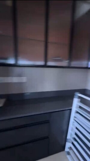 Kitchen in 3 BHK Apartment at Oberoi Realty Esquire, Goregaon East – for Rent