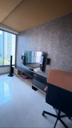 Living Room in 3 BHK Apartment at Oberoi Realty Esquire, Goregaon East – for Rent