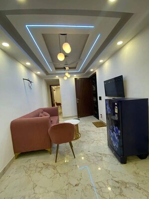 Living Room in 2 BHK Builder Floor at Freedom Fighters Enclave – for Rent