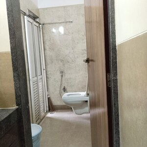 Bathroom in 2 BHK Apartment at Chamunda Heights, Ghansoli – for Rent