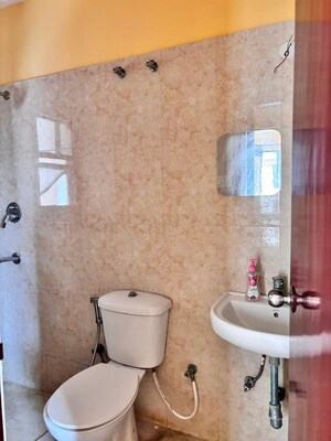 Bathroom in 3 BHK Apartment at DTC Southern Heights, Joka – for Rent
