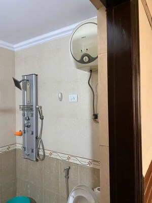 Bathroom in 4 BHK Apartment at Dwarka – for Rent