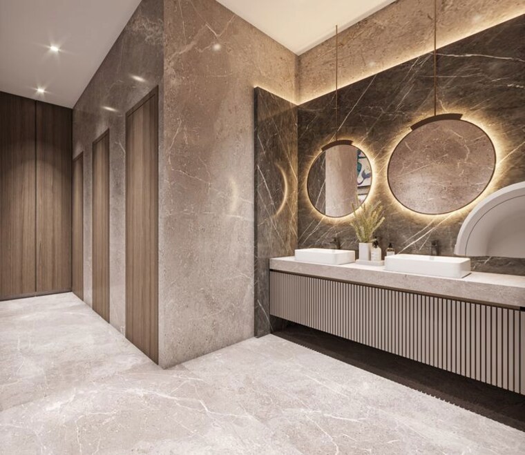 Bathroom, sector 12 6+ Bedroom 162 Sq.Mt. Independent House In Sector 12 Noida 10471908